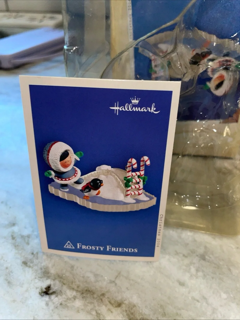 Frosty Friends 2004 #25 Eskimo Penguin Seal Hallmark Ornament - New In Box